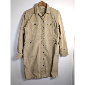 St Johns Bay Corduroy Shirt Dress Size XL Vintage 90s Cottagecore Prairie Rodeo‎